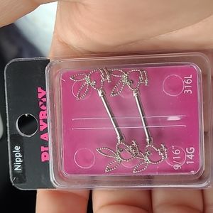 Playboy nipple rings